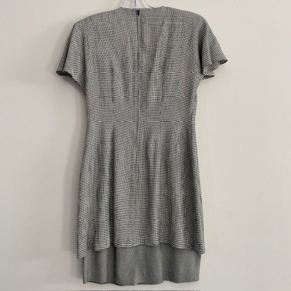 Midi Dress Expo Petite Houndstooth Dress - Size 4 Petite, Pre-owned - Picture 3 of 10